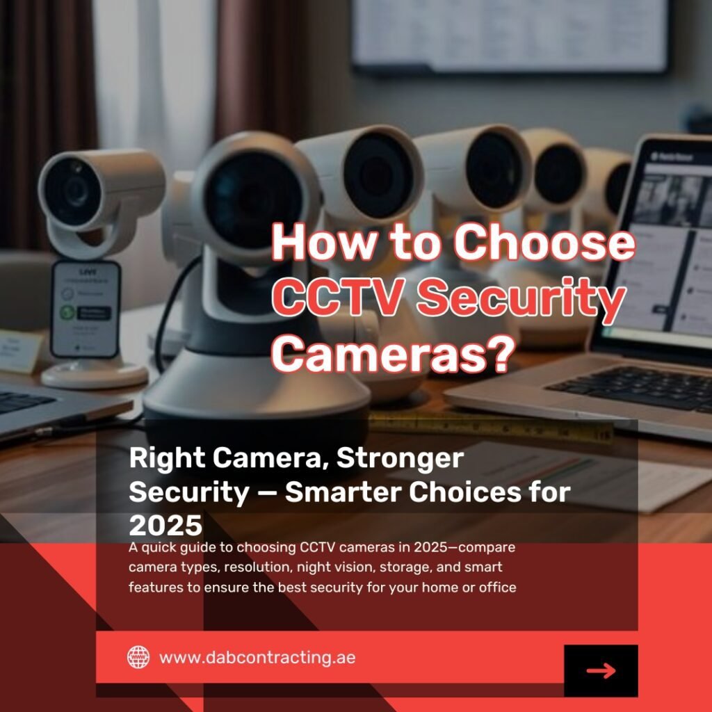 How to Choose CCTV Security Cameras?