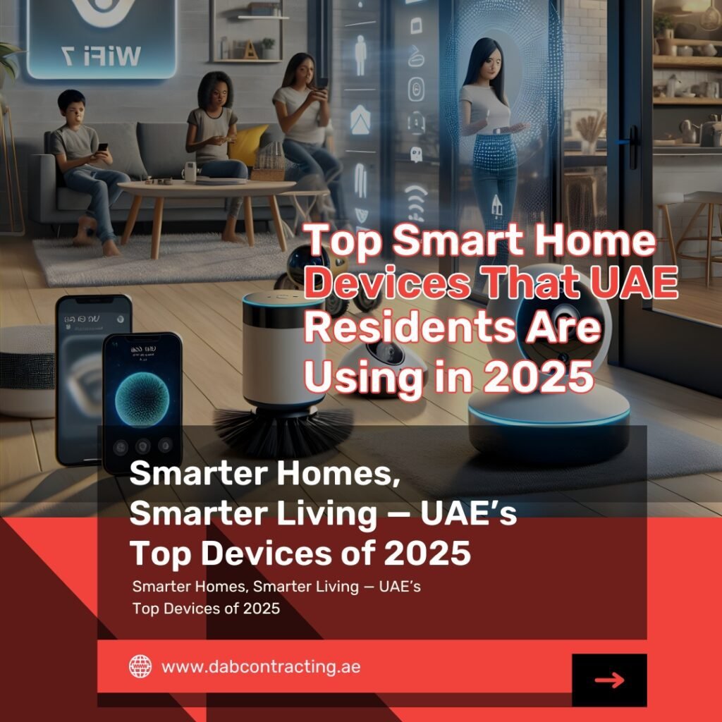 Top Smart Home Devices That UAE Residents Are Using in 2025